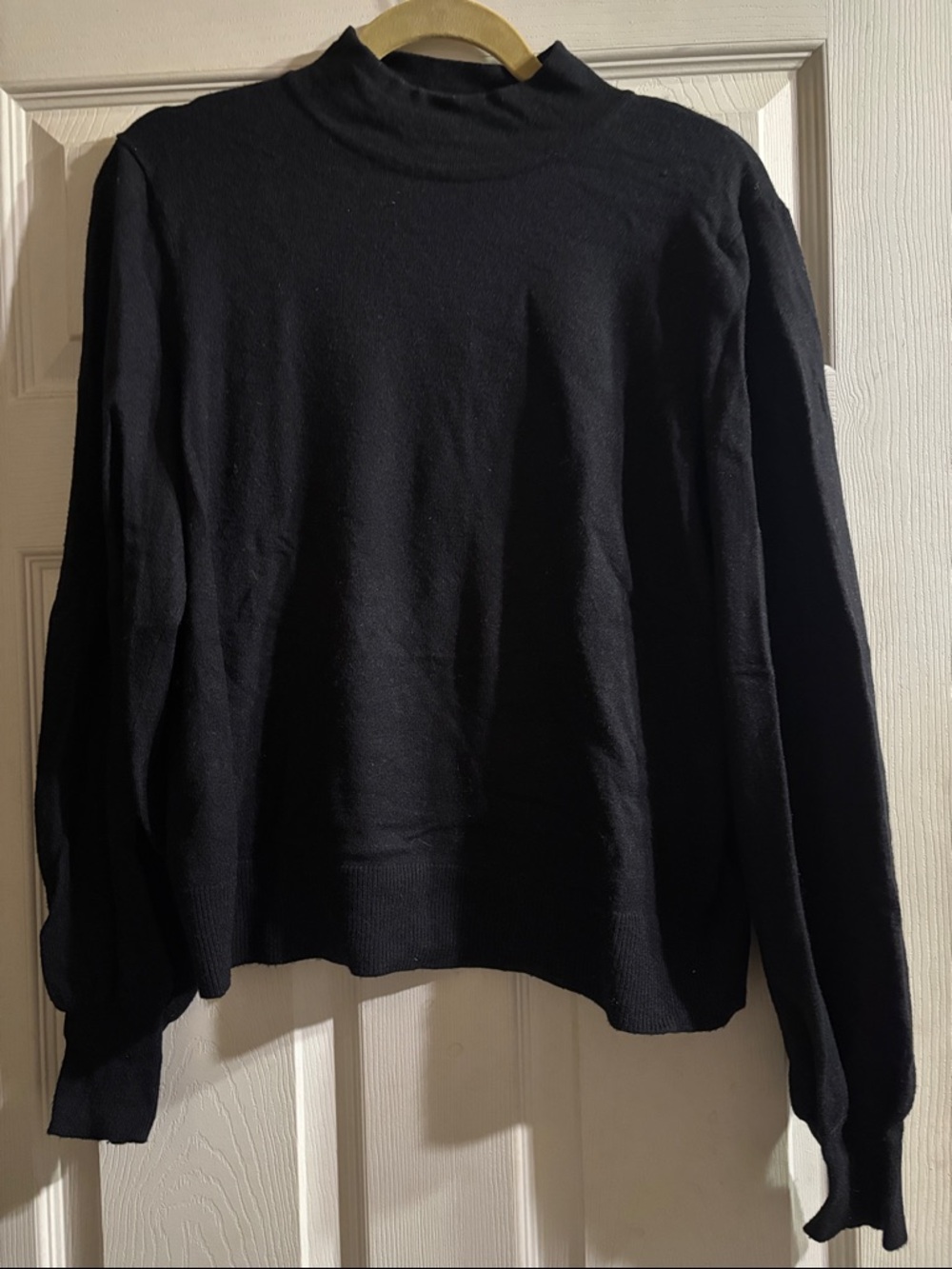 Philosophy black turtleneck sweater